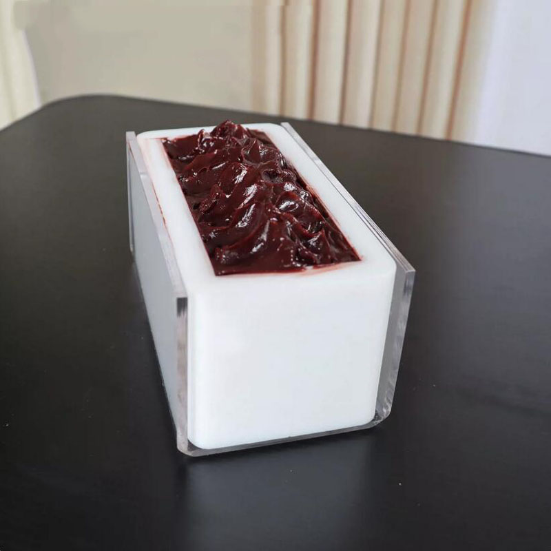 Bath Bomb Mold - Flexible Silikon-Seifenform mit Acrylrahmen, 600g Fassungsvermögen,