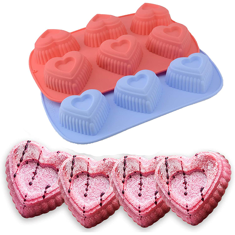 Bath Bomb Mold - Herzformen für Hochzeit, Brautparty, Valentinstag, Silikonformen