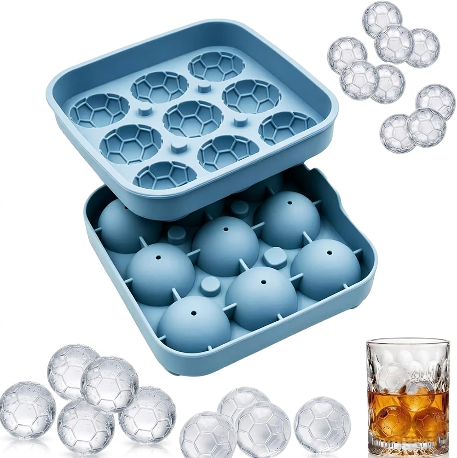 Fußball-Eiswürfelformen, 9/4-F – Bath Bomb Mold Bewertung und Preis